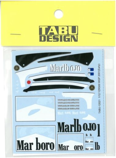 TABU12021 1/12 YZR500 WGP 2001 Early verタバコデカール （T社対応）