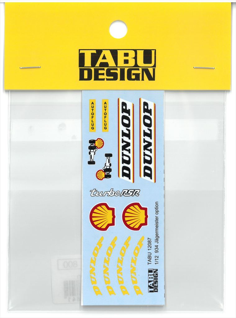 TABU12087  1/12 934 Jagermeister Option (T社1/12対応）