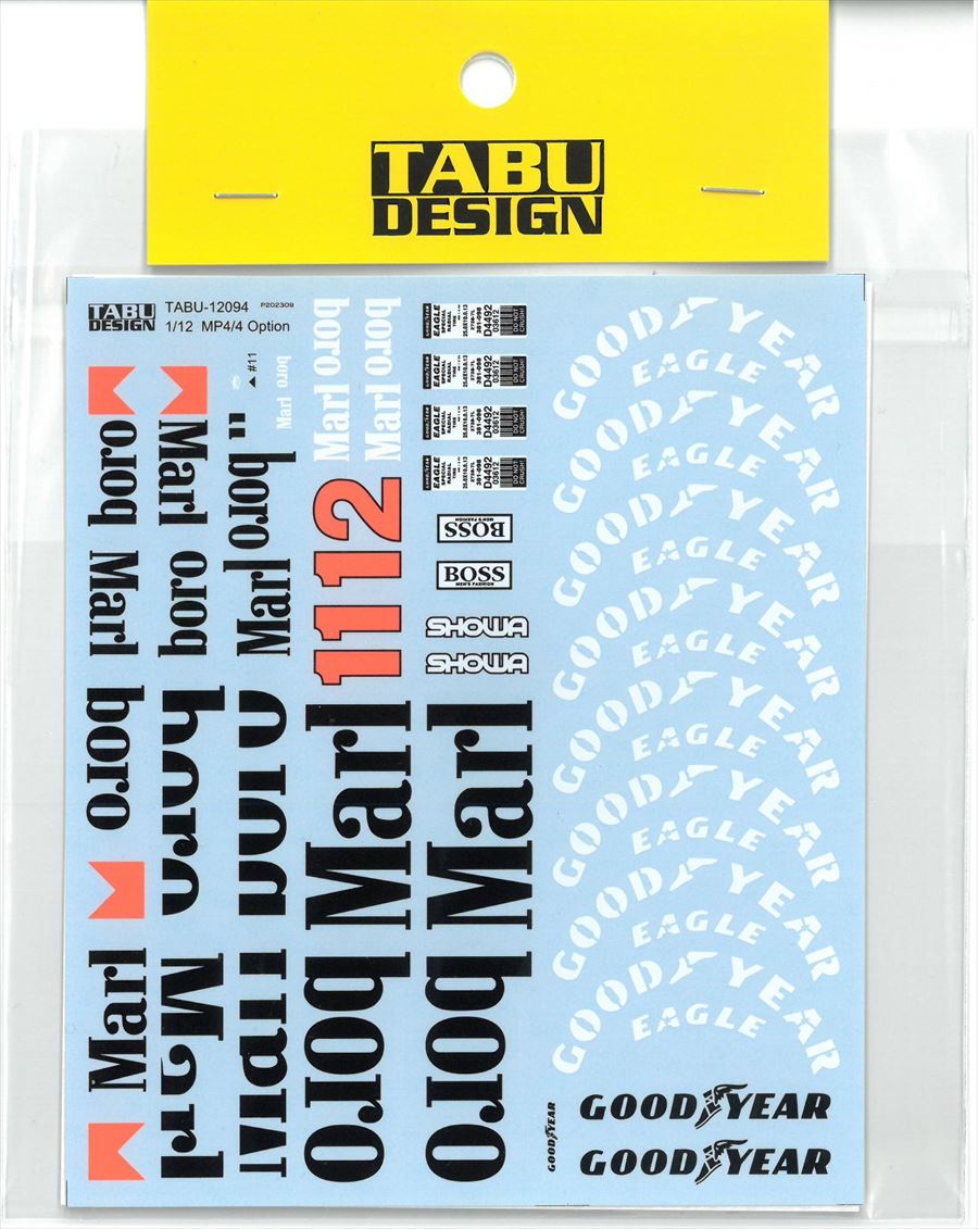 TABU12094 1/12 MP4/4 Option