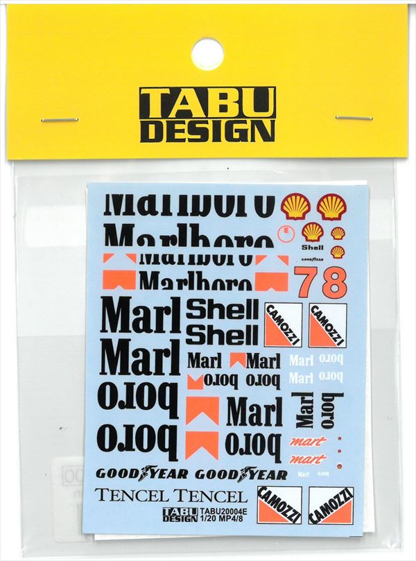 TABU20004E 1/20 MP4/8  option （（T社対応）