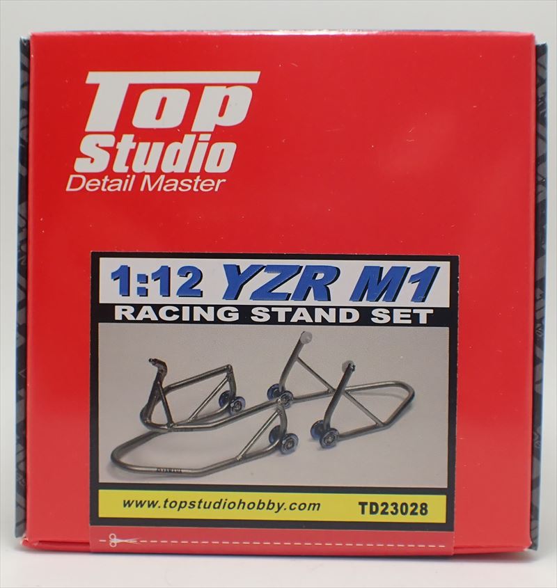 tops-td23028  1/12 YZR M1 RACING STAND SET (Top Studio)