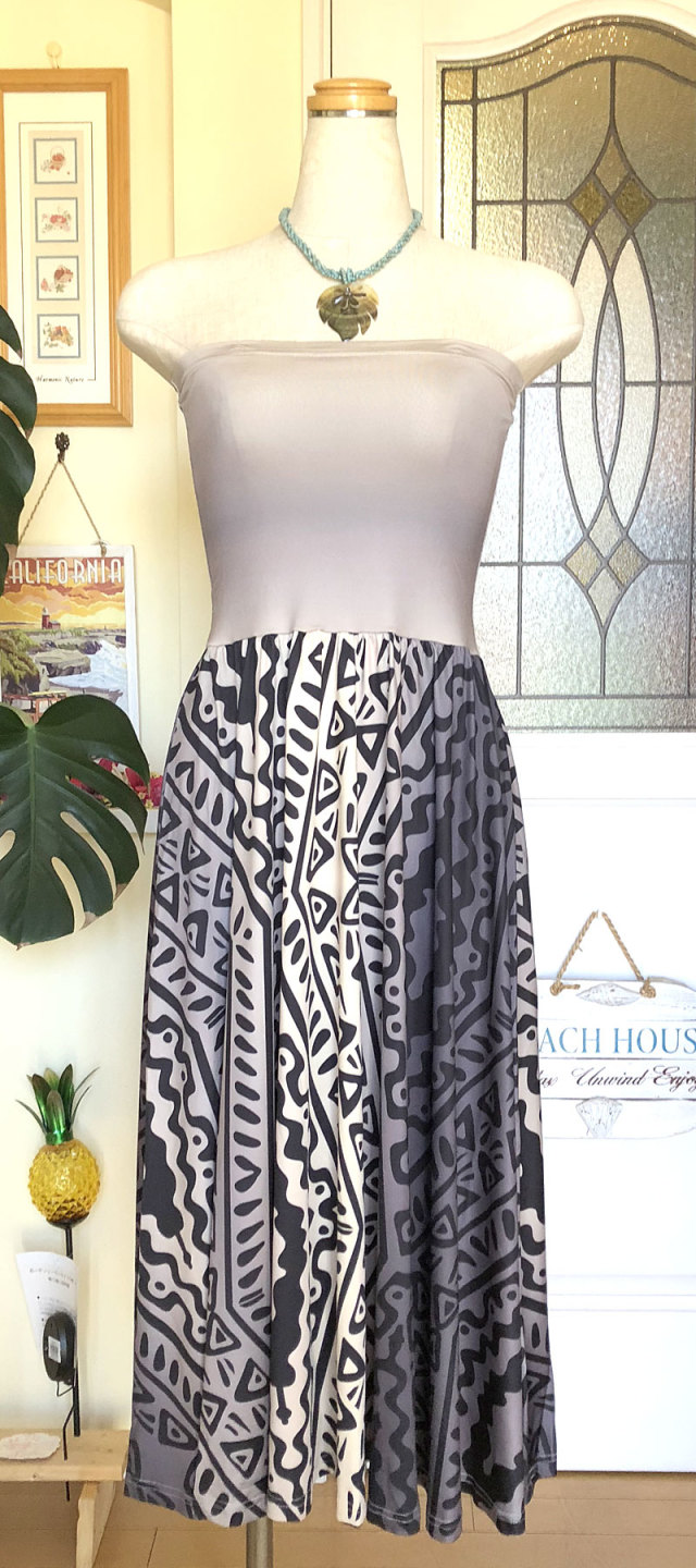 Pukana タパ柄 3wayワンピース Puop 1860