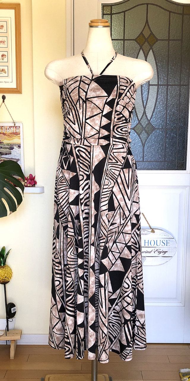 サンドレス ワンピース フラ ハワイアンハウス クラブシード