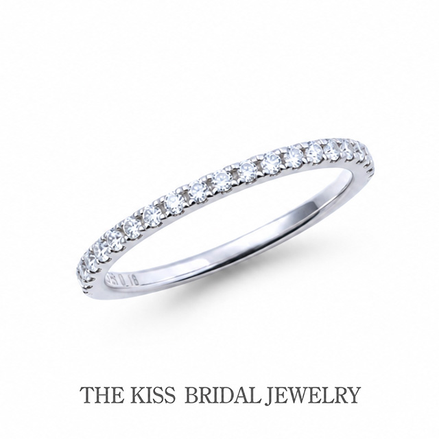 【婚約指輪】THE KISS BRIDAL JEWELRY/ハーフエタニティ7014500101/SV925/Dia0.19ct