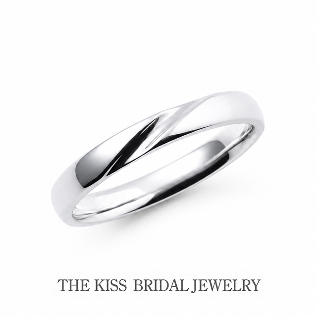 【婚約指輪】THE KISS BRIDAL JEWELRY/V字ライン（メンズ単品）7014500142/SV925