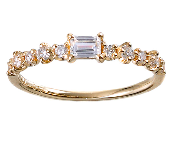 ※即発送可※エンゲージリング 0.5ct サイズ13 シルバー 憧れブランドのエンゲージリング・コレクション【vol.2】