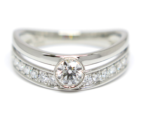 リング】サンクスデイズプラチナ/QRTDG10007/ダイヤモンド0.318ct（H  