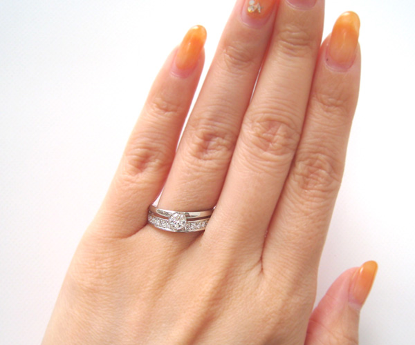 リング】サンクスデイズプラチナ/QRTDG10007/ダイヤモンド0.318ct（H  