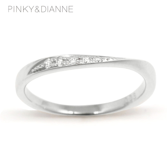 K10WG ダイヤモンドリング Pinky&Dianne ピンキー＆ダイアンK10WG