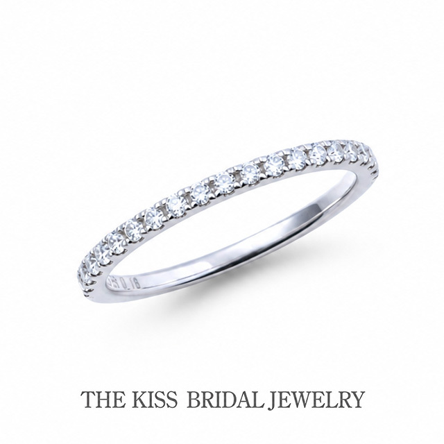 【婚約指輪】THE KISS BRIDAL JEWELRY/ハーフエタニティ7014500101/SV925/Dia0.19ct