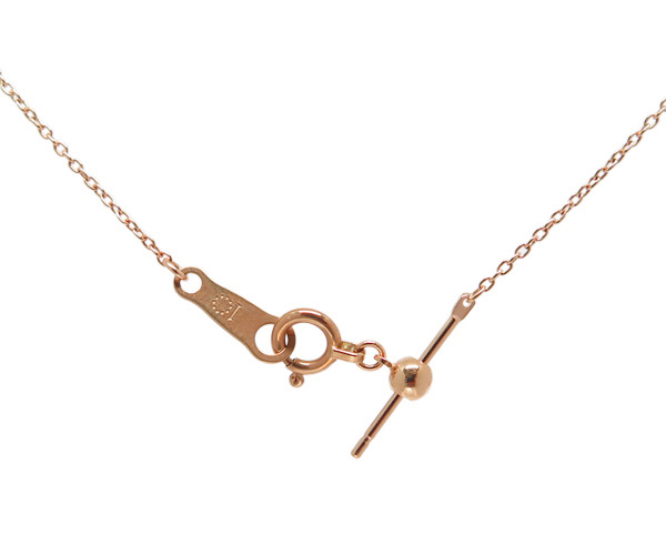 スイートテンダイヤモンドのイニシャルシリーズ。10石のダイヤモンドがイニシャルの中にセットされています。