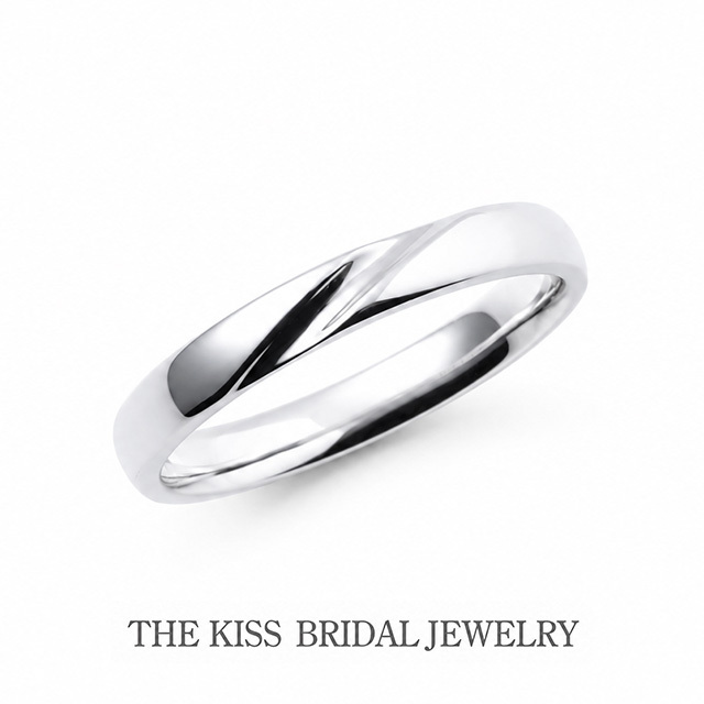 【婚約指輪】THE KISS BRIDAL JEWELRY/V字ライン（メンズ単品）7014500142/SV925