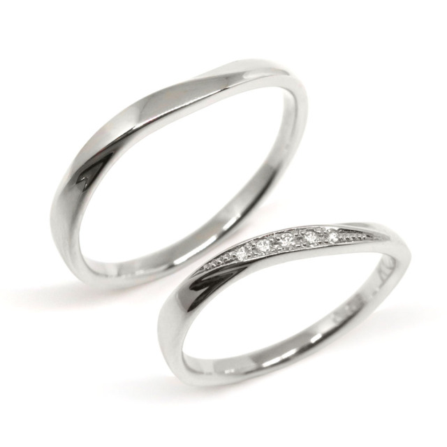 結婚指輪】ピンキー＆ダイアン/Ever Kiss（エバーキス）QCPPD466/Pt950