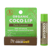 ココナッツ好きにはたまらない南国の香り　オーガニックココリップ（ピュアココナッツ）　５ｇ