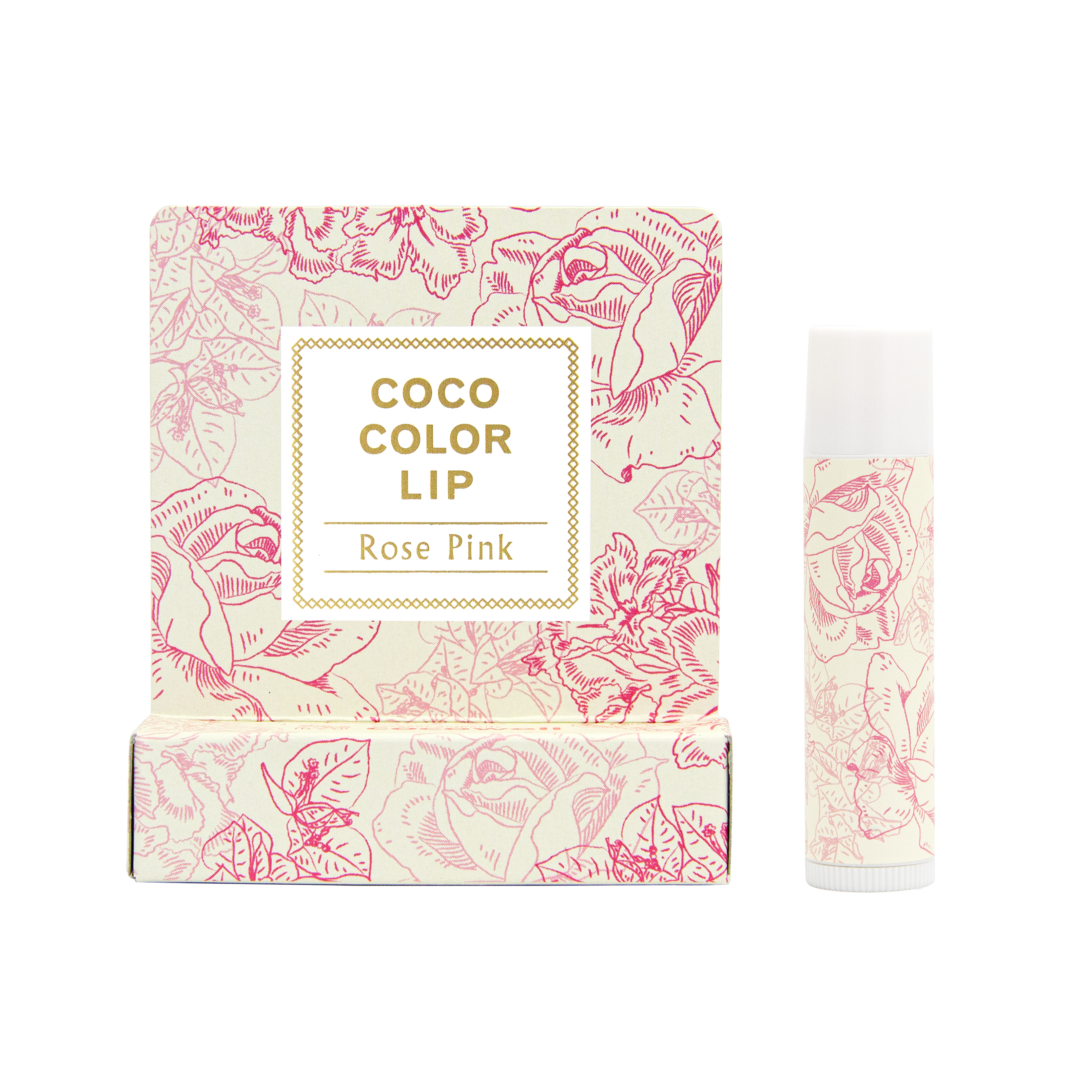 ＜色付き＞ココカラーリップ（ローズピンク）