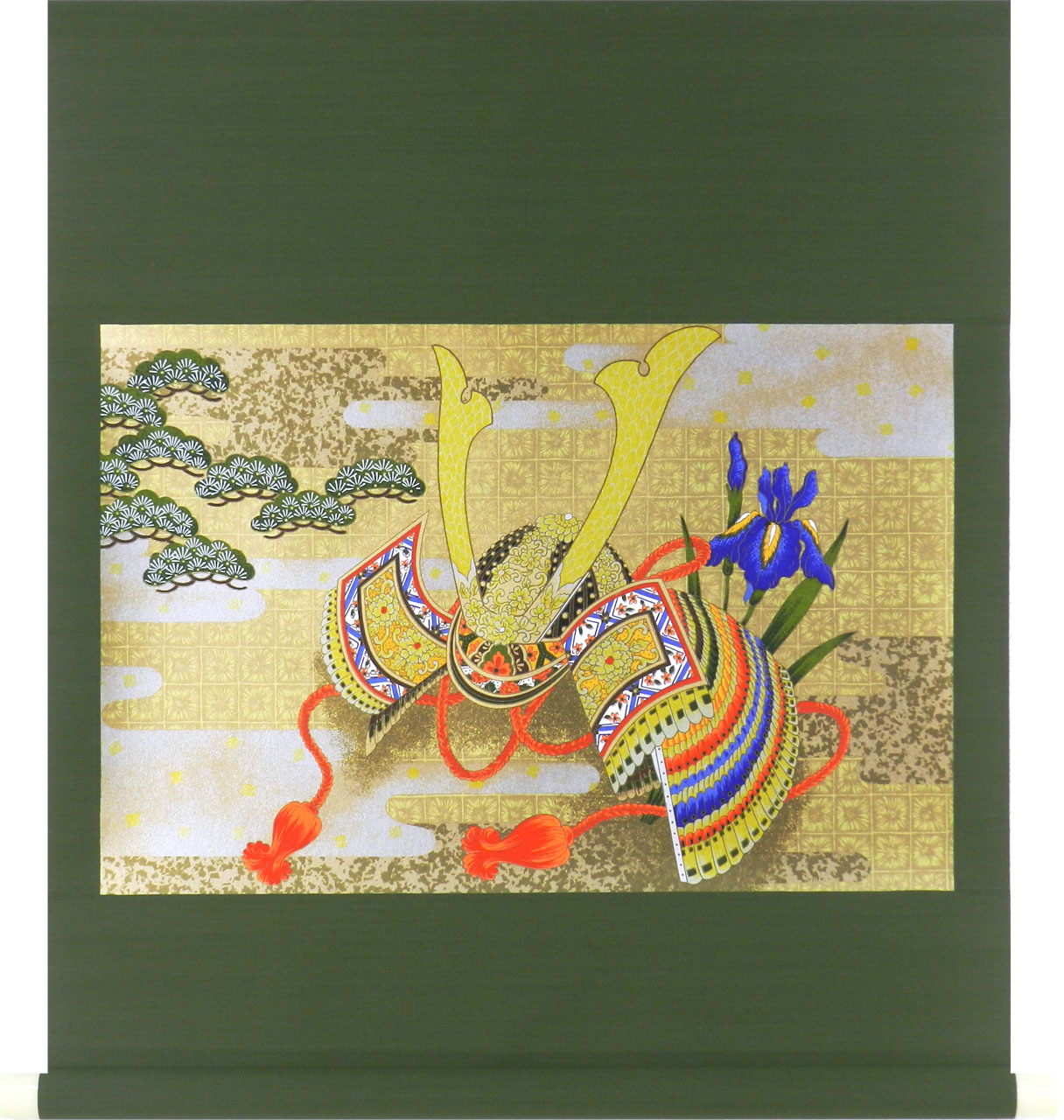 掛け軸 蒼雪 大入鯉 おおいり 絹本 希少 軸装 茶道具 掛軸 美品 です。