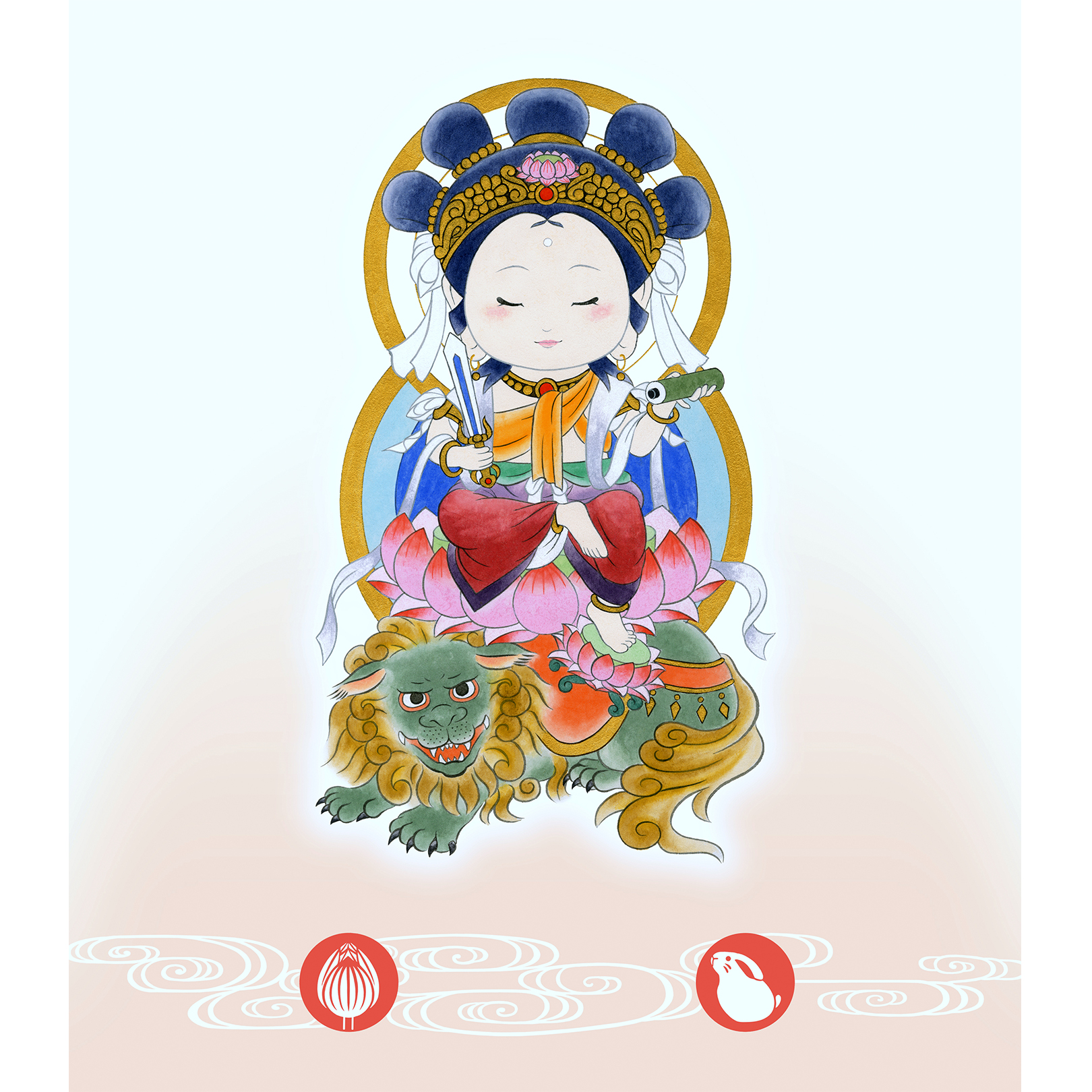 工芸色紙,ほっこり十二支,お守り本尊.白木由希