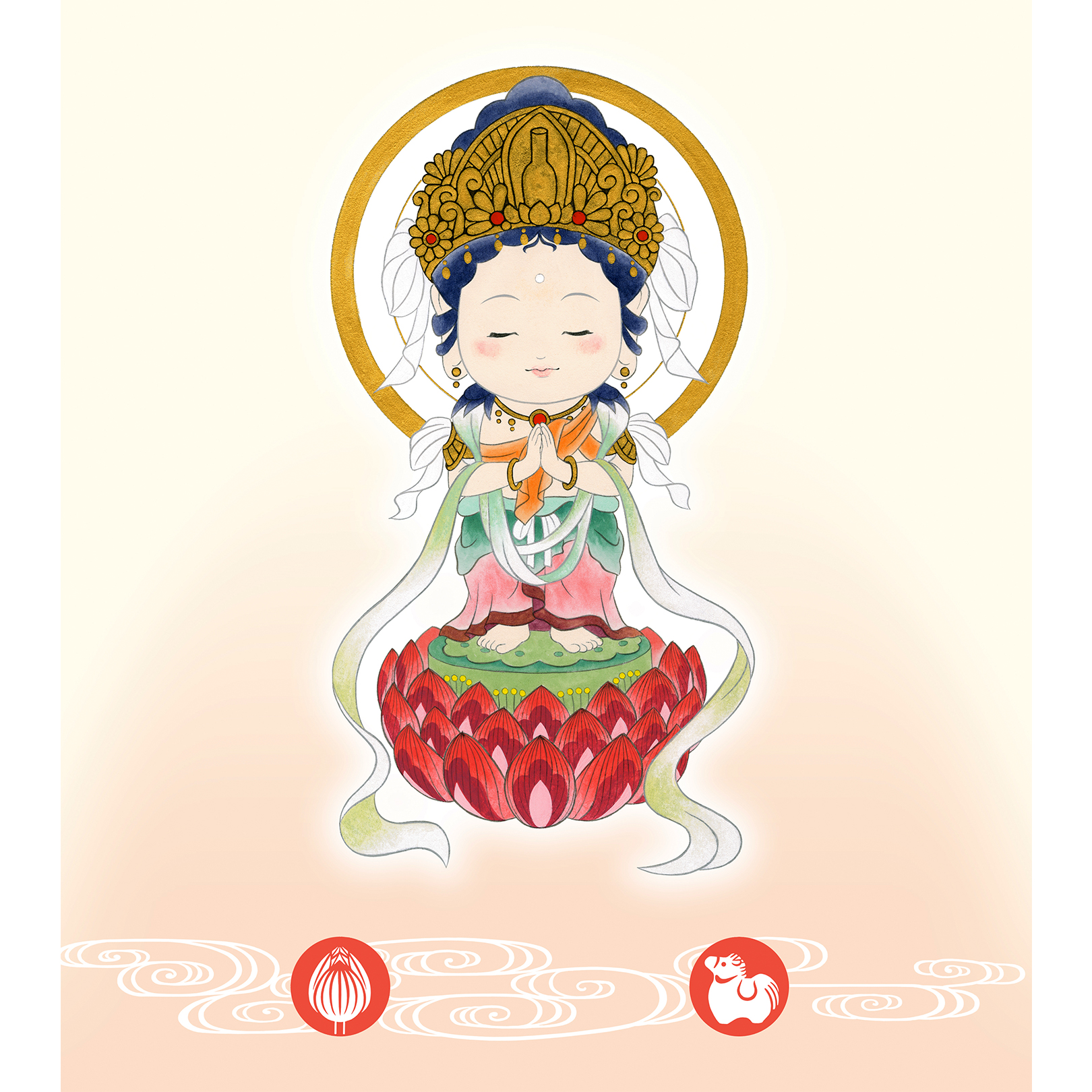 工芸色紙,ほっこり十二支,お守り本尊.白木由希