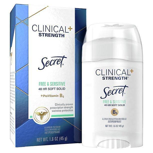 Secret シークレット クリニカル Clinical+ Strength Smooth Soft Solid デオドラント Free センシティブ 45g 無香料