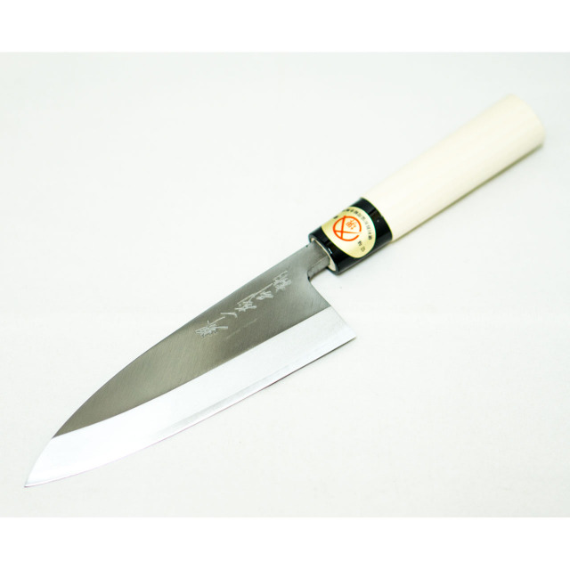 日本和包丁 左用出刃　安来黄5寸（150mm） Japanese deba knife lefty 150mm 1