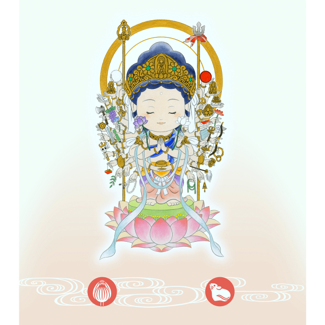 工芸色紙,ほっこり十二支,お守り本尊.白木由希