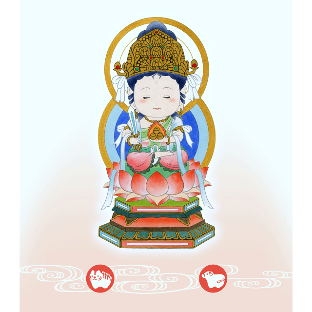 工芸色紙,ほっこり十二支,お守り本尊.白木由希