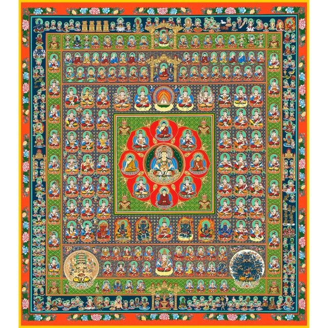 工芸色紙,両界曼荼羅,色紙,金剛,胎蔵界