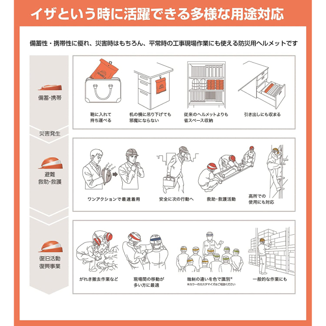 防災ヘルメット6