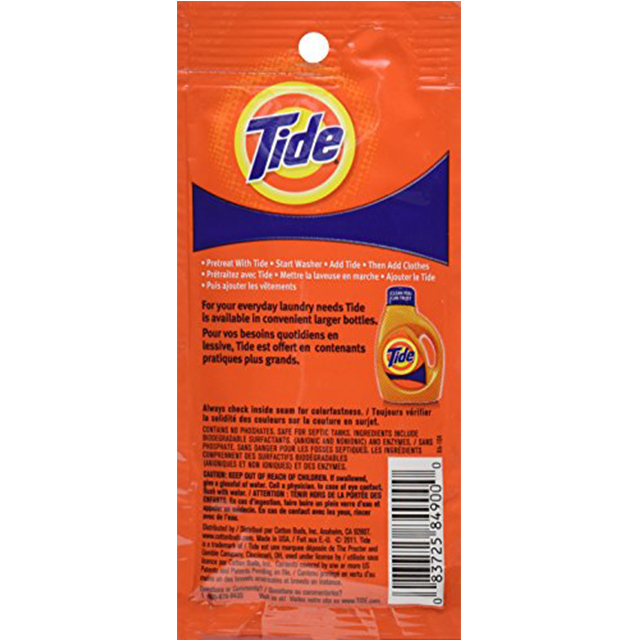 [LP可]Tide Travel Size Detergent タイド液体洗剤1パック使い切り Original scent 48ml