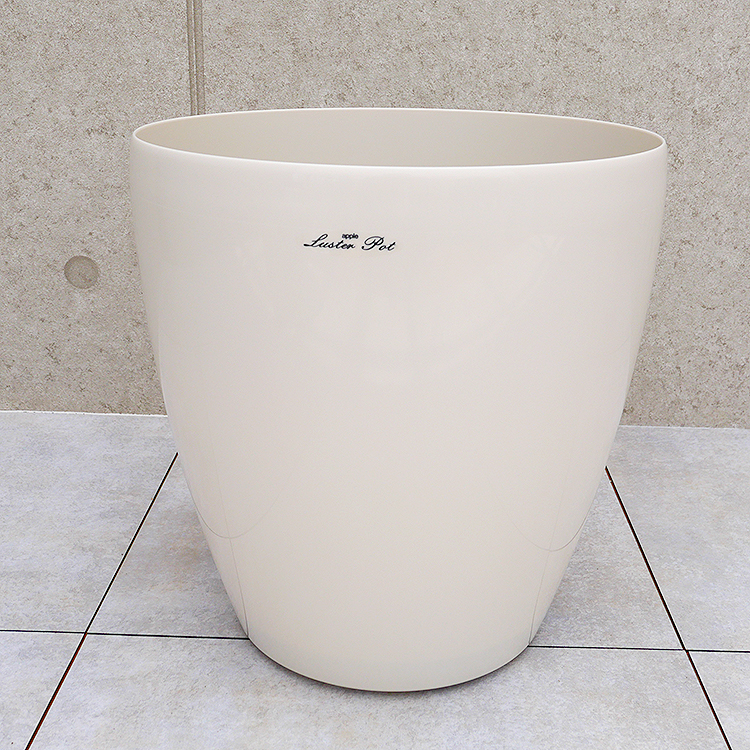 ラスターポット・ホワイト 10号鉢用
