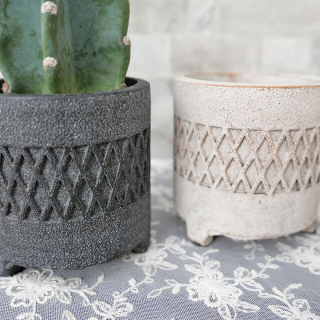 陶器鉢　ダイヤスタンド・S