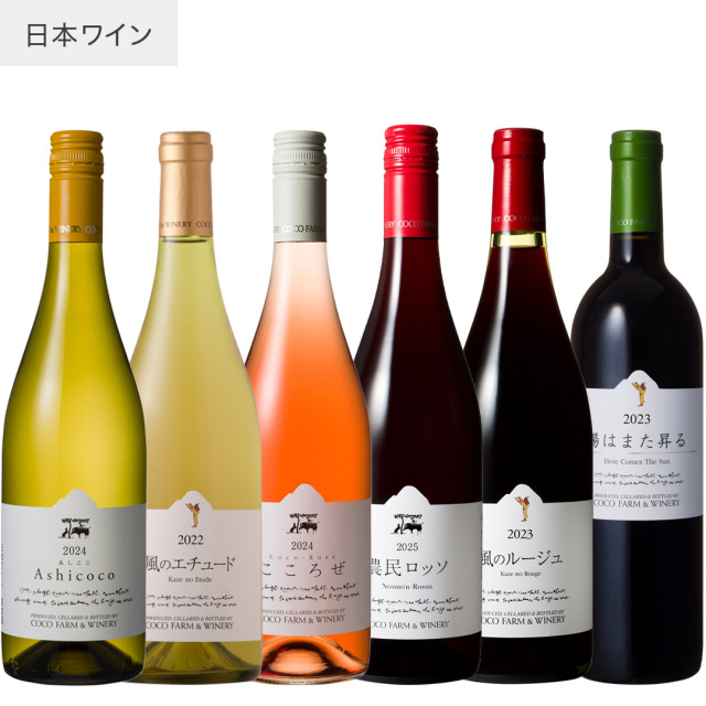 24 22 24 25 23 23 秋冬ココワイン6本セット