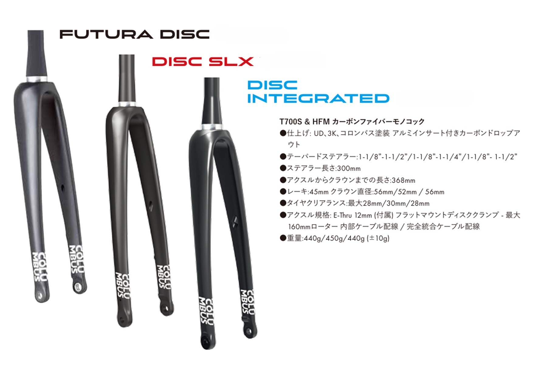 COLUMBUS （コロンバス） FUTURA DISC ディスクブレーキ用 カーボンフォーク