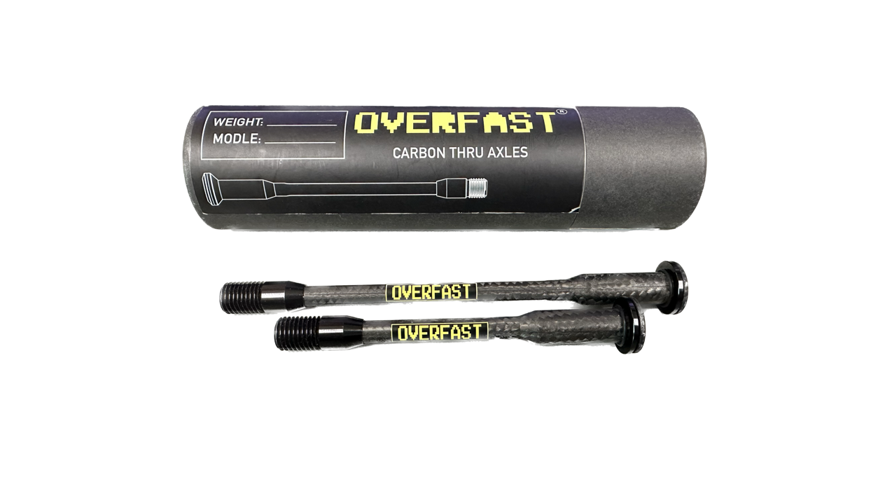 OVERFAST 軽量 カーボンスルーアクスル