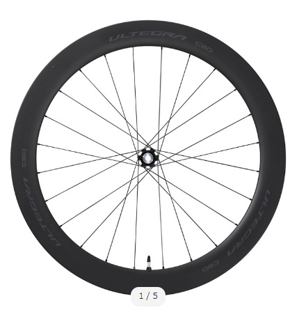 SHIMANO ULTEGRA C60 チューブレス ディスクブレーキ ホイール WH-R8170-C60-TL