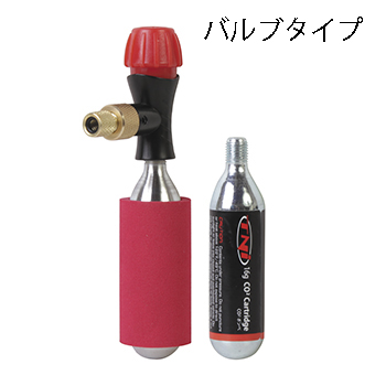 TNI CO2 ボンベセット (ボンベ 2本入り・米式/仏式兼用) ｜ ロード