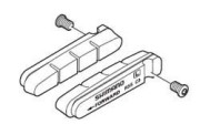 SHIMANO シマノ デュラエース9000 R55C4 ブレーキシュー ＆ 固定ネジ（左右ペア）