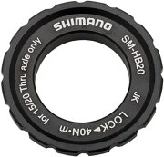 SHIMANO シマノ SM-HB20 外セレーション センターロック ディスクローター用 ロックリング