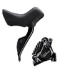 SHIMANO シマノ ST-R7170/BR-R7170 105 Di2 油圧ディスクブレーキ/セット（左右別売り）