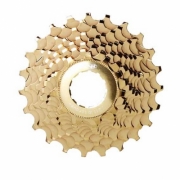 TNI CNCアルミカセットスプロケット カンパ 10速 ゴールド