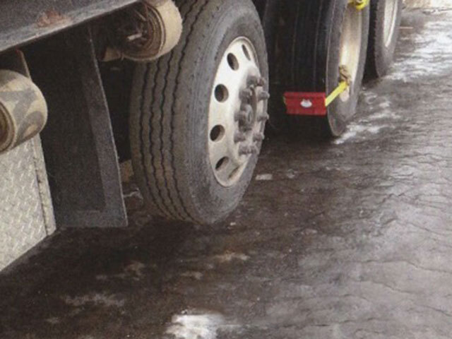 アイスバーンでのトラッククローズ使用例