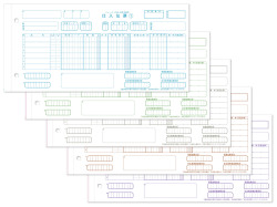 チェーンストア統一伝票 手書用ナンバー無し