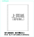 連続伝票用紙 白紙B5T両ミシン【SF-08005】2000枚