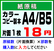紙原稿からフルカラー冊子印刷 A4・B5 製本無料