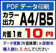 A4・B5カラー印刷・PDF入稿データ印刷サービス
