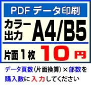 A4・B5カラー印刷・PDF入稿データ印刷サービス