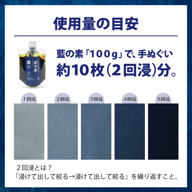 自宅で本格的な藍染め体験
