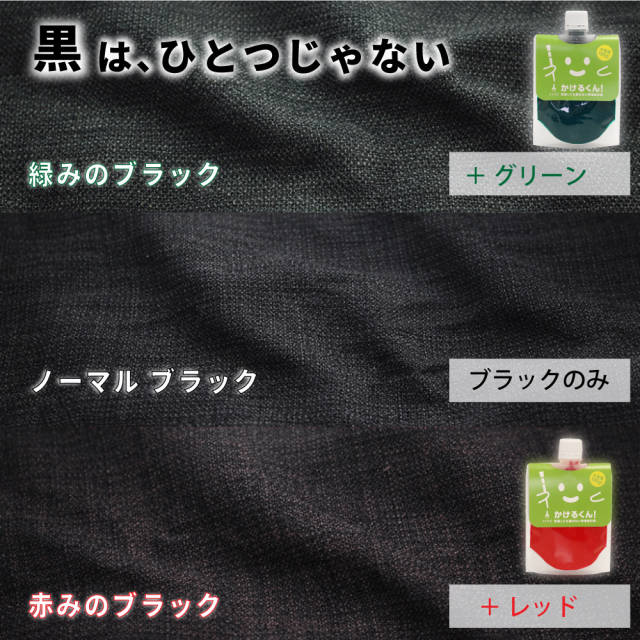 布用絵の具 かけるくん！ブラック