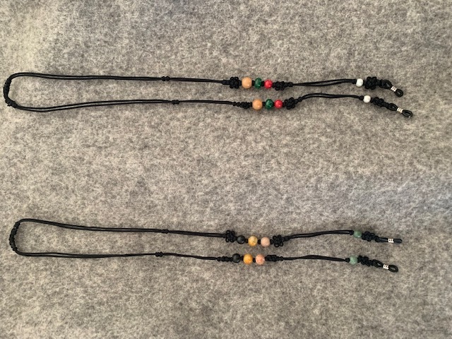 tami作＊天然石×メドゥプ＊眼鏡ストラップ＊2type (GL15-tami）