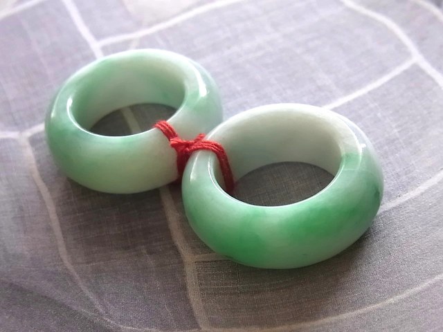 オム・イッピョン作　＊　翡翠サンカラクッチ＊　リング　＊　　『トンイ』　モデル　＊　サイズオーダー（omu115）